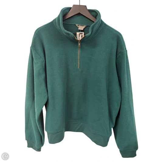 Sweatshirt Collar By Natural Reflections In Green, Size: Xl