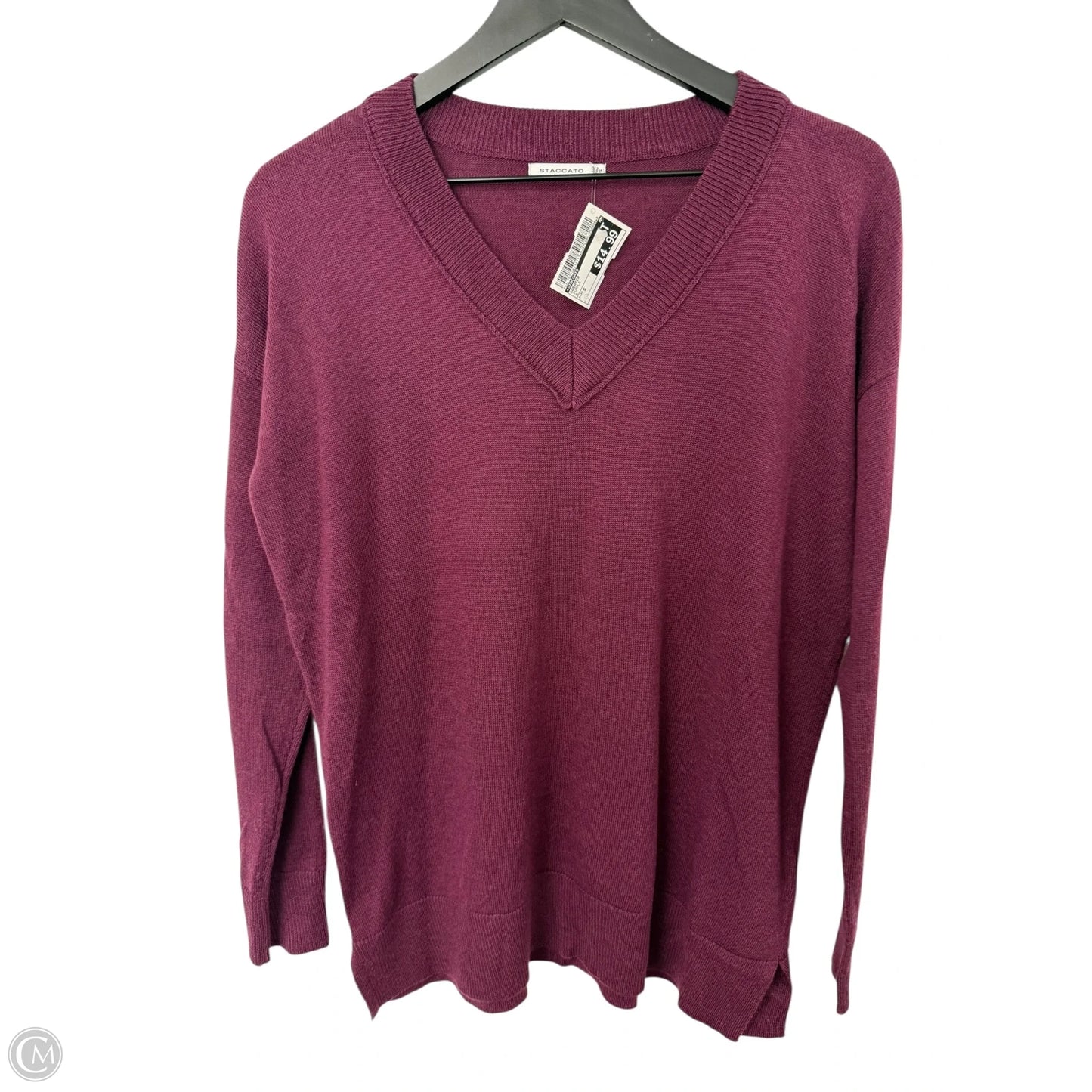 Sweater By Staccato In Purple, Size: S