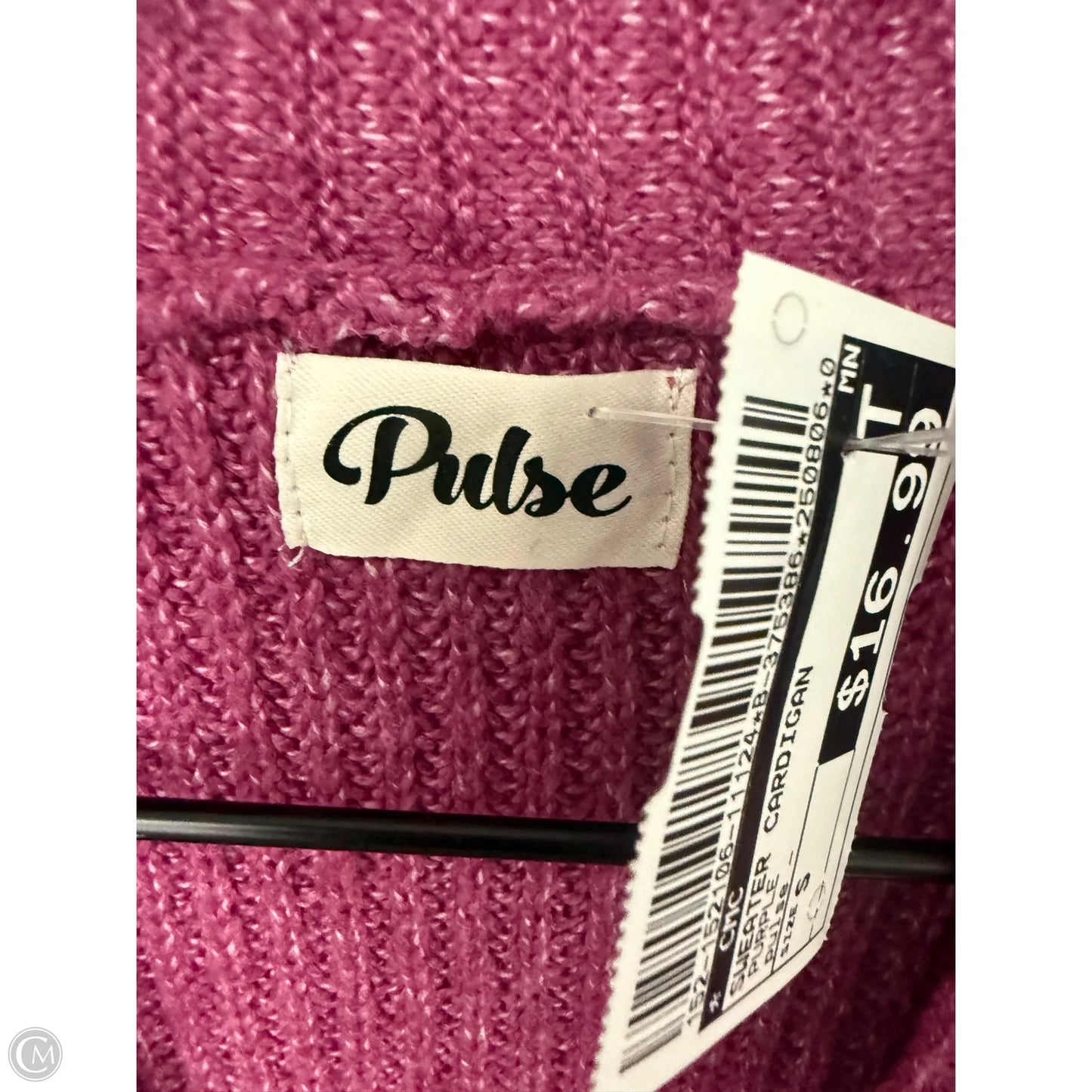 Sweater Cardigan By Cmc In Purple, Size: S