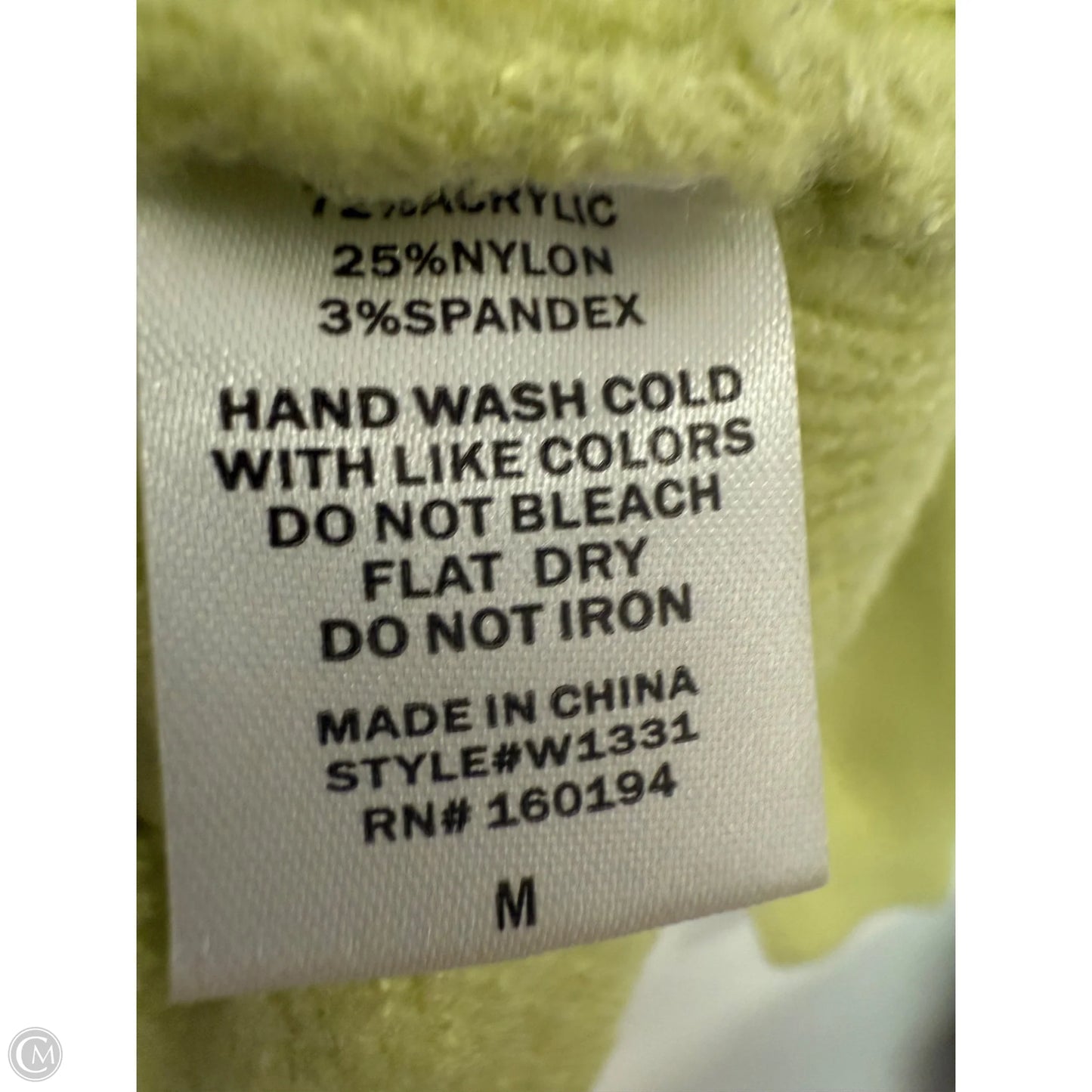Sweater By By Together In Yellow, Size: M