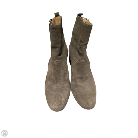 Shoes Heels Block By Banana Republic In Grey, Size: 7.5