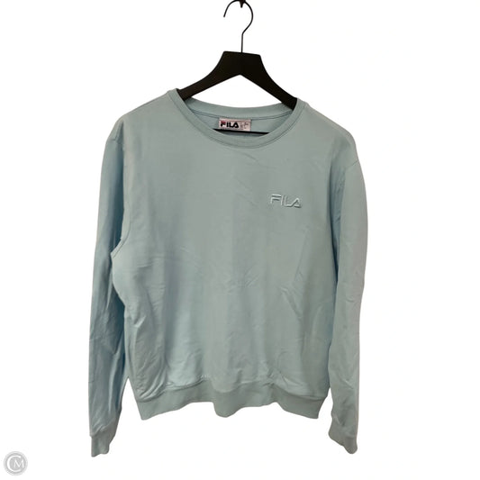 Sweatshirt Crewneck By Fila In Blue, Size: L