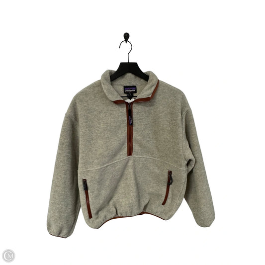 Sweatshirt Collar By Patagonia In Grey, Size: S