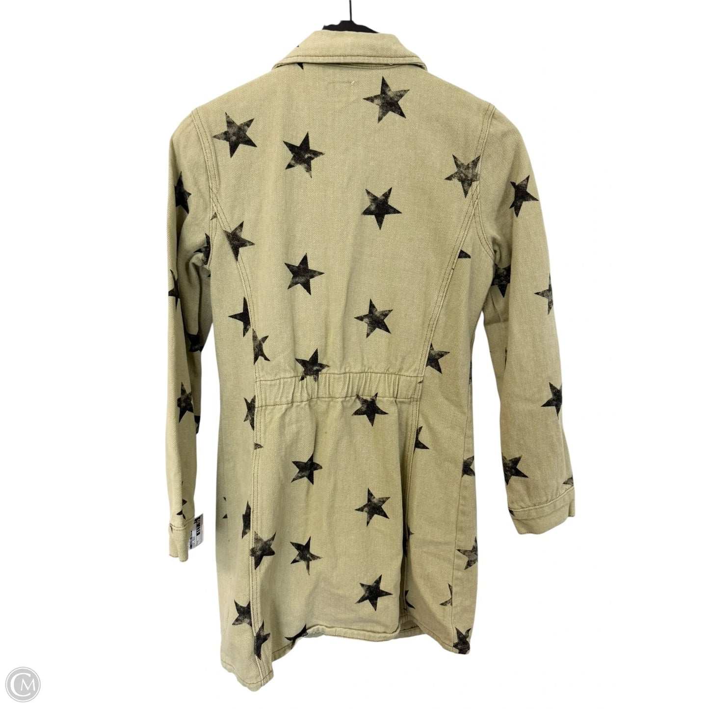 Jacket Denim By Clothes Mentor In Black & Green, Size: S