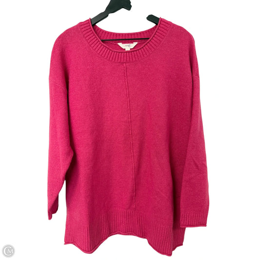 Sweater By Terra & Sky In Pink, Size: 1x