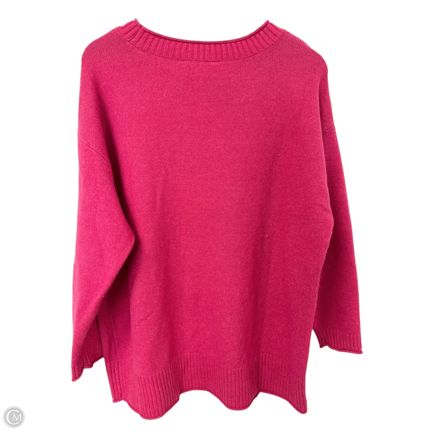 Sweater By Terra & Sky In Pink, Size: 1x