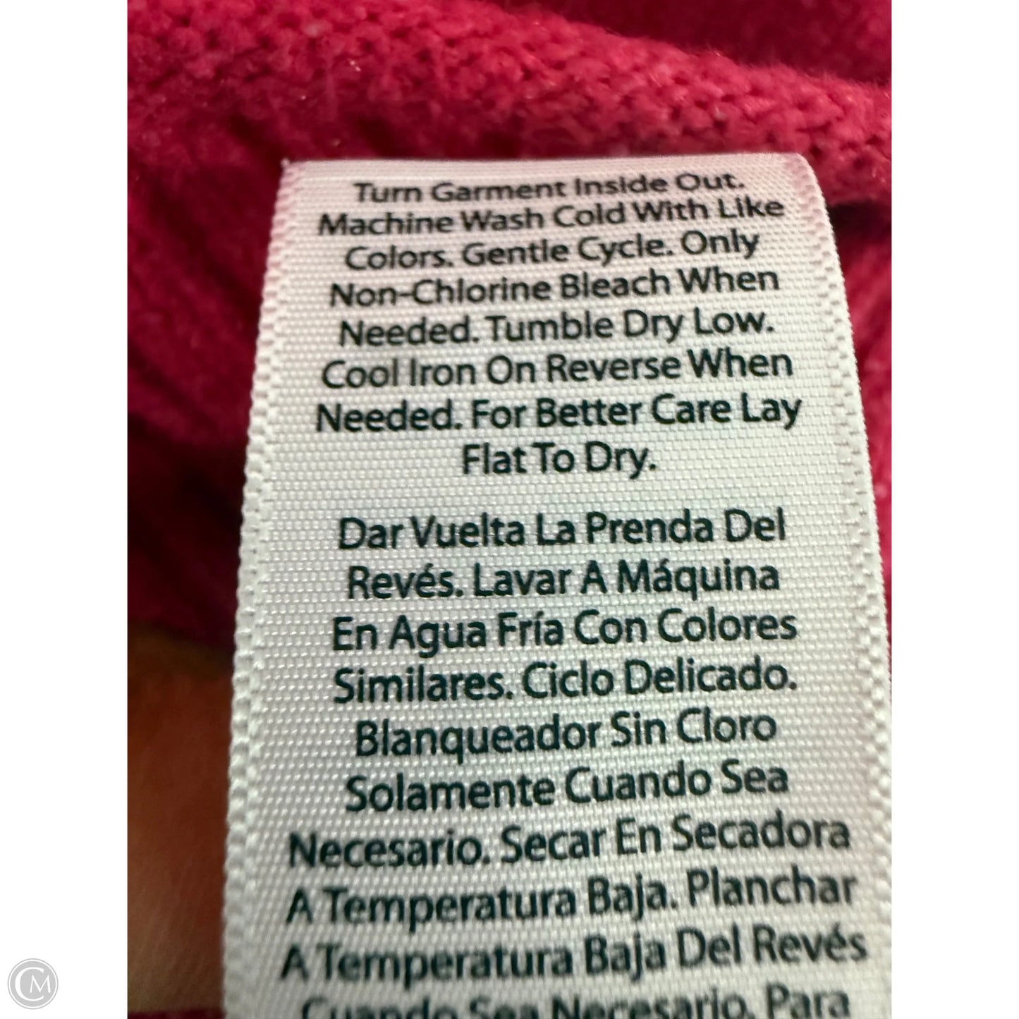 Sweater By Terra & Sky In Pink, Size: 1x