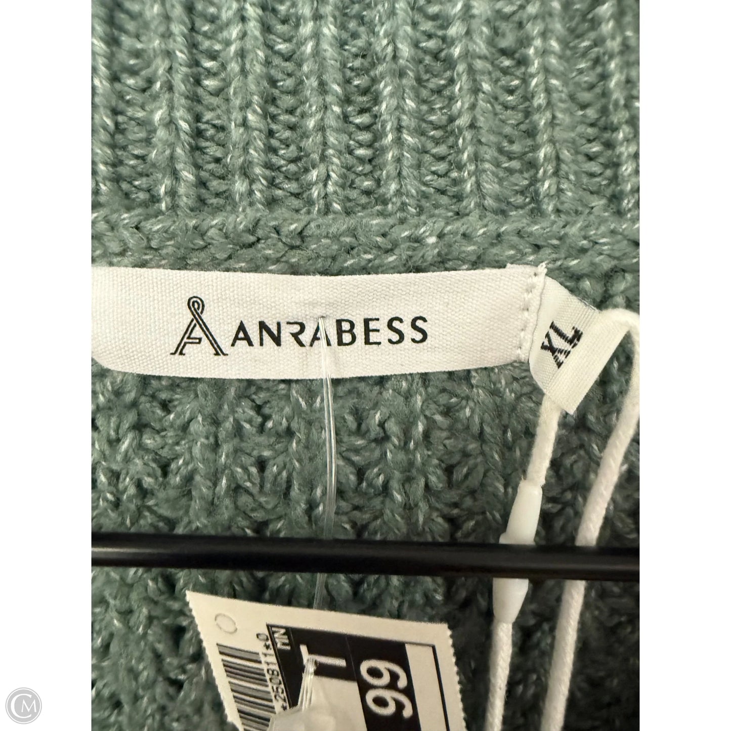 Sweater By Cme In Green, Size: Xl
