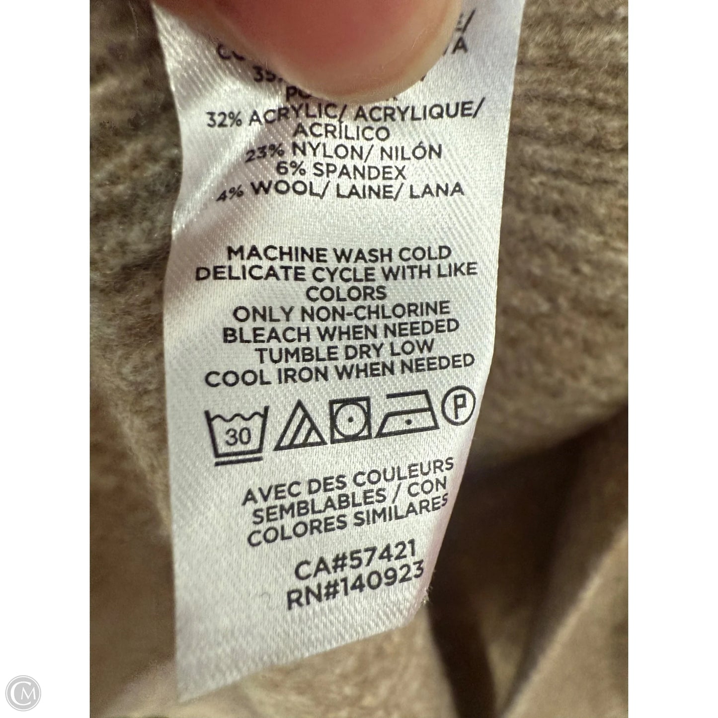 Sweater By Loft In Tan, Size: Xl