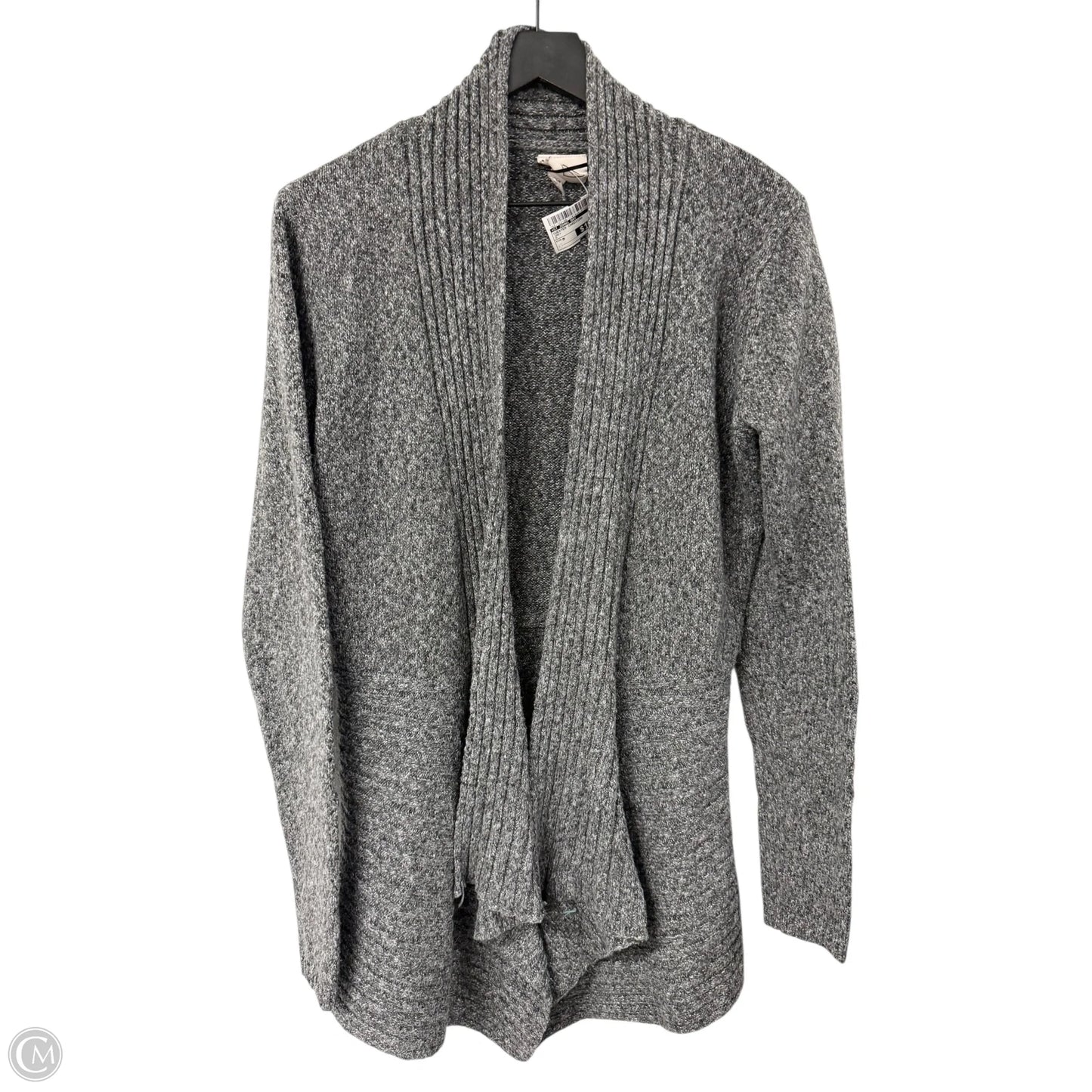 Sweater Cardigan By St Johns Bay In Grey, Size: M