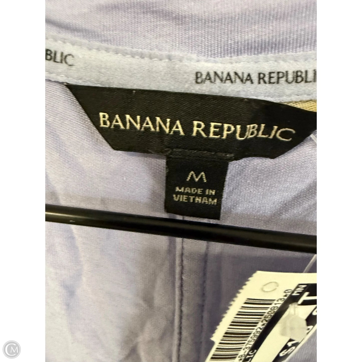 Top Short Sleeve Basic By Banana Republic In Purple, Size: M