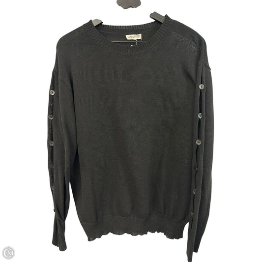 Sweater By Main Strip In Black, Size: L