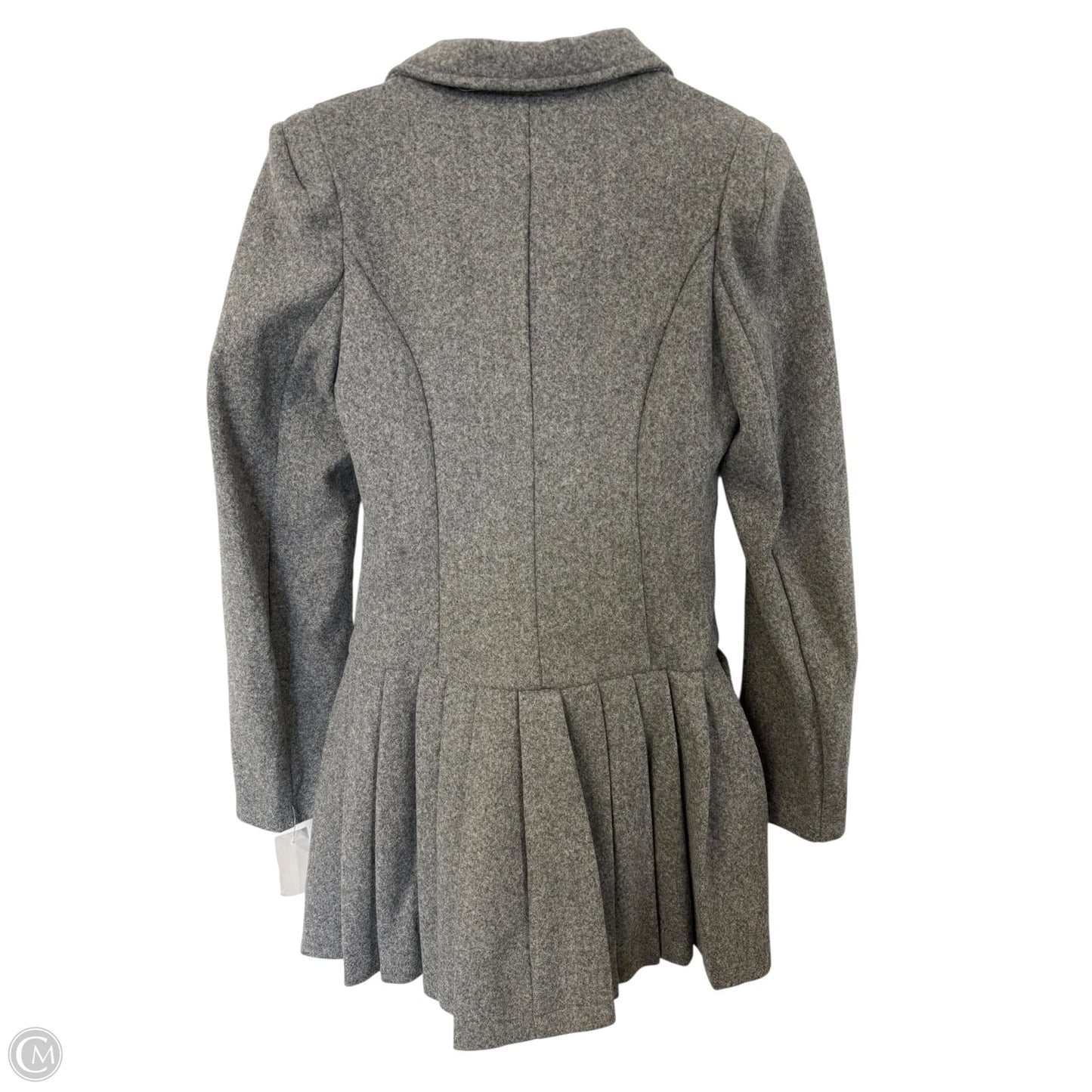 Coat Peacoat By Shein In Grey, Size: Xs