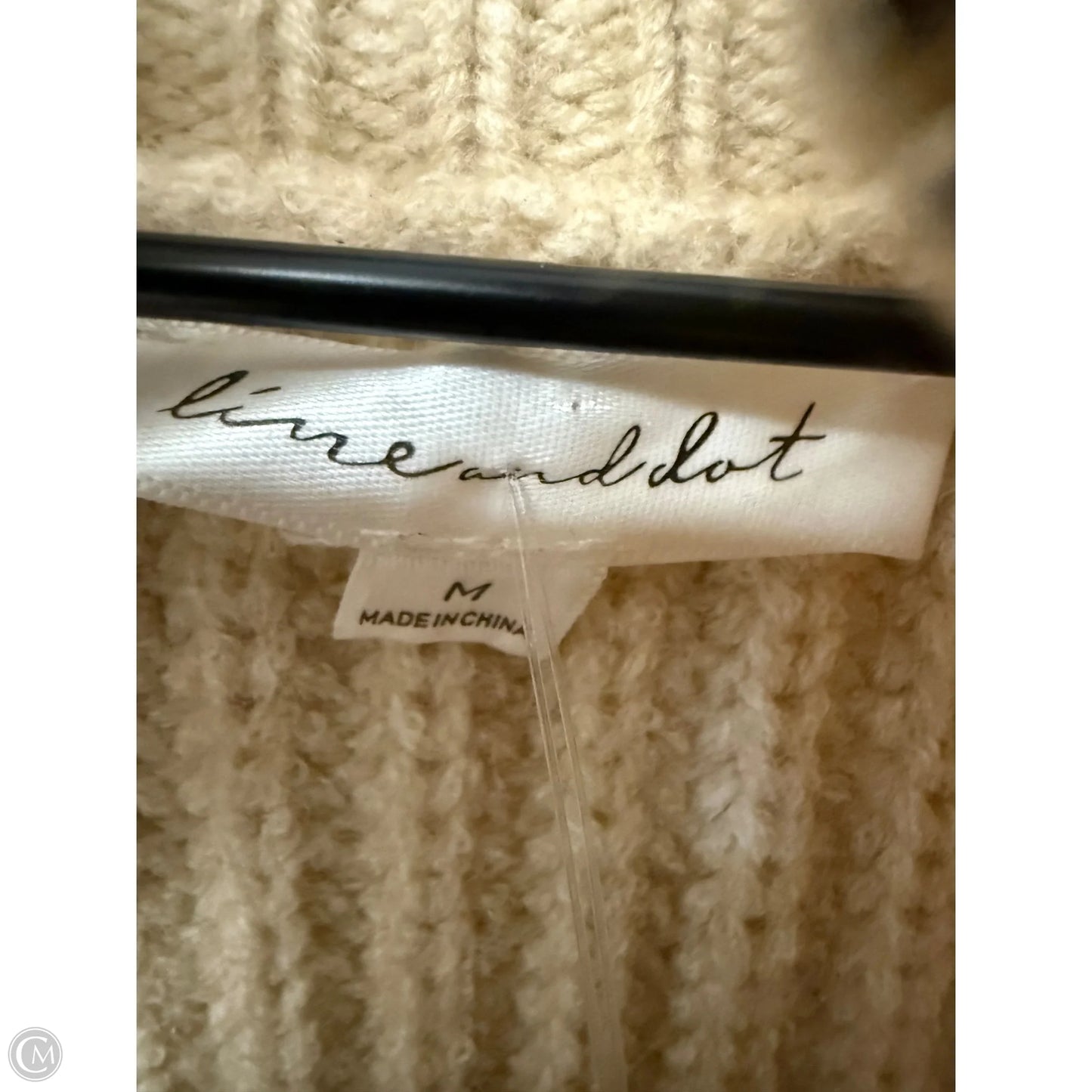 Sweater By Line & Dot In Black & Cream, Size: M