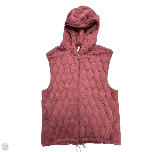 Vest Puffer & Quilted By Free People In Orange, Size: M