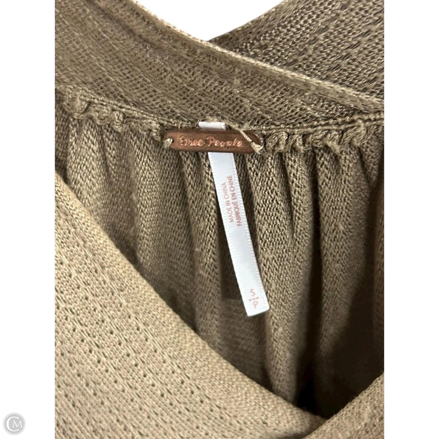 Top Long Sleeve By Free People In Tan, Size: S