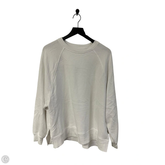 Top Long Sleeve By Aerie In White, Size: S