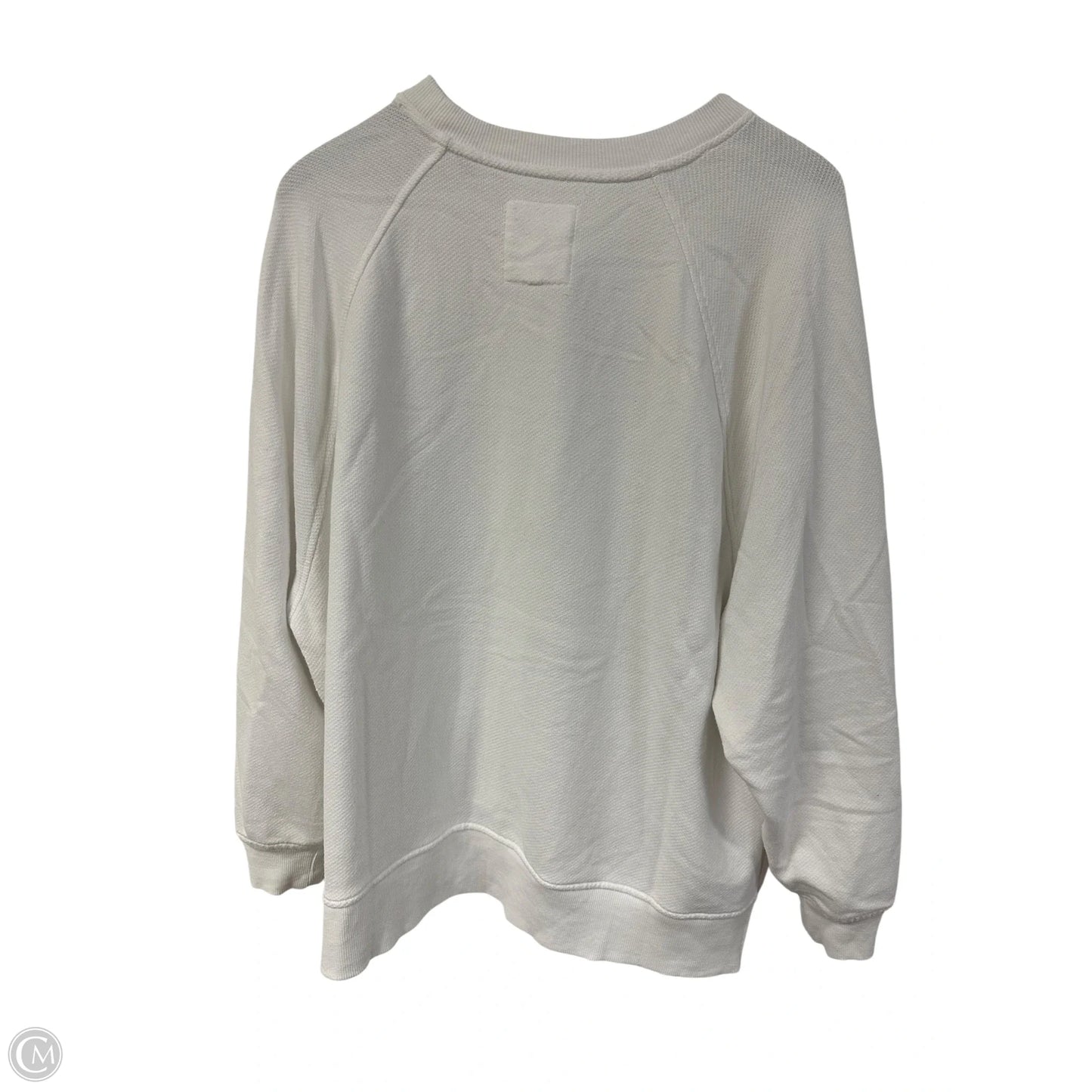 Top Long Sleeve By Aerie In White, Size: S