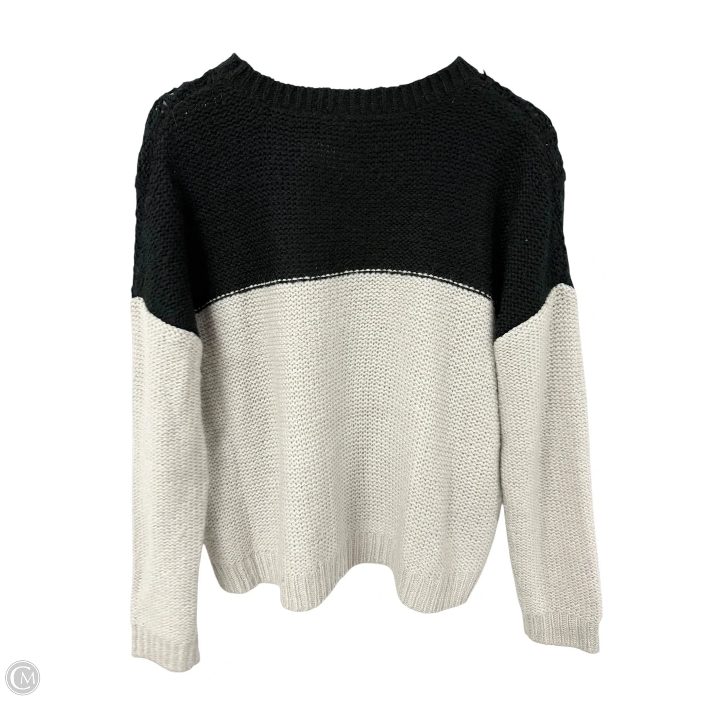 Sweater By Cmc In Black & Grey, Size: Xl