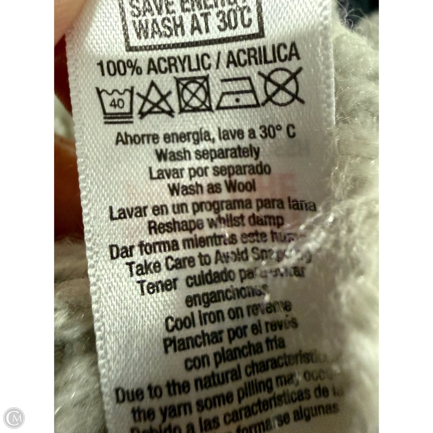 Sweater By Cmc In Black & Grey, Size: Xl