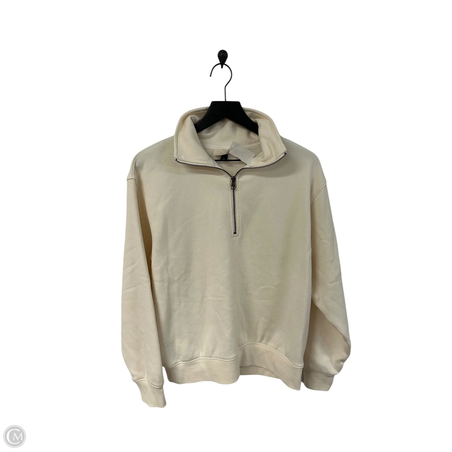 Sweatshirt Collar By Universal Thread In White, Size: S