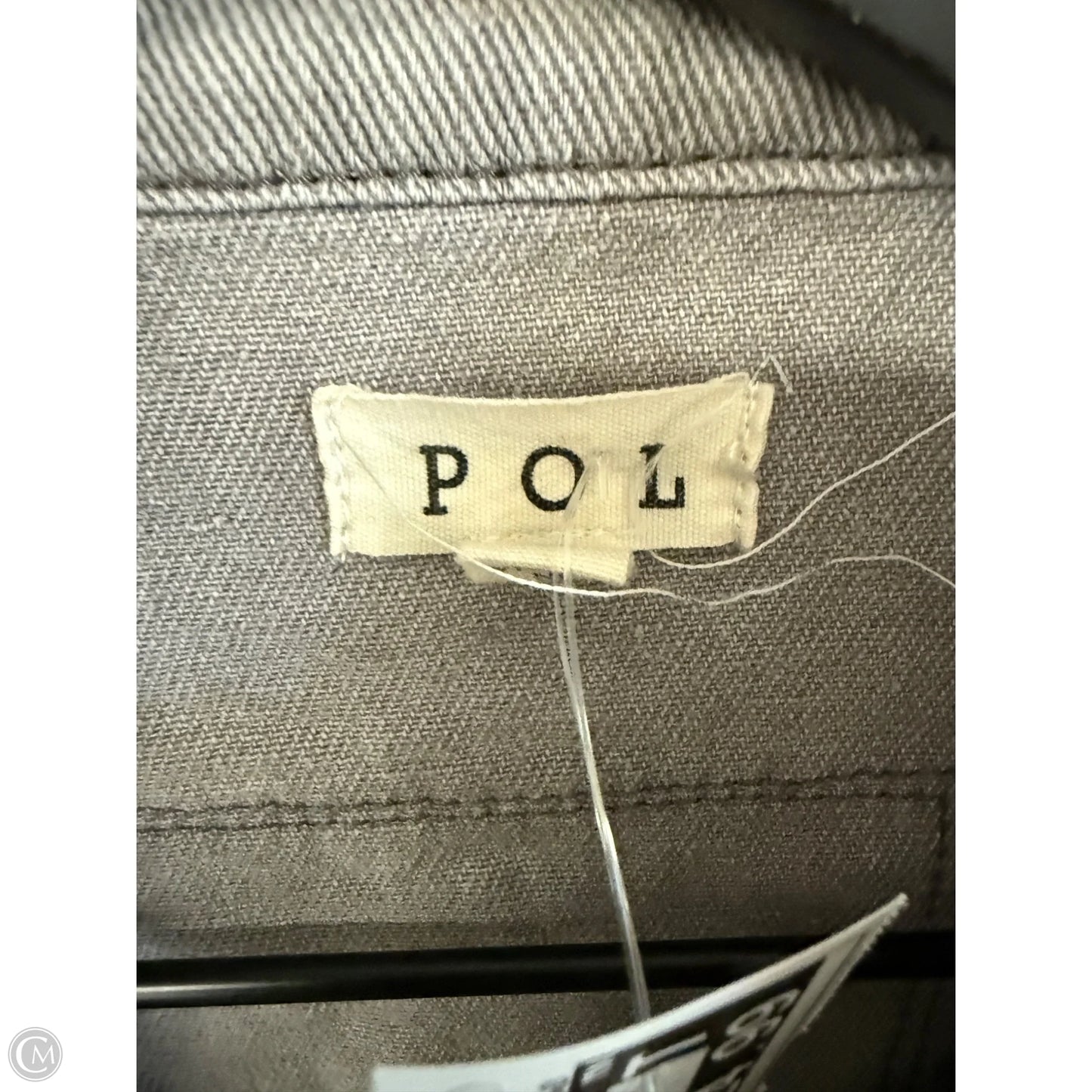 Jacket Denim By Pol In Purple, Size: L