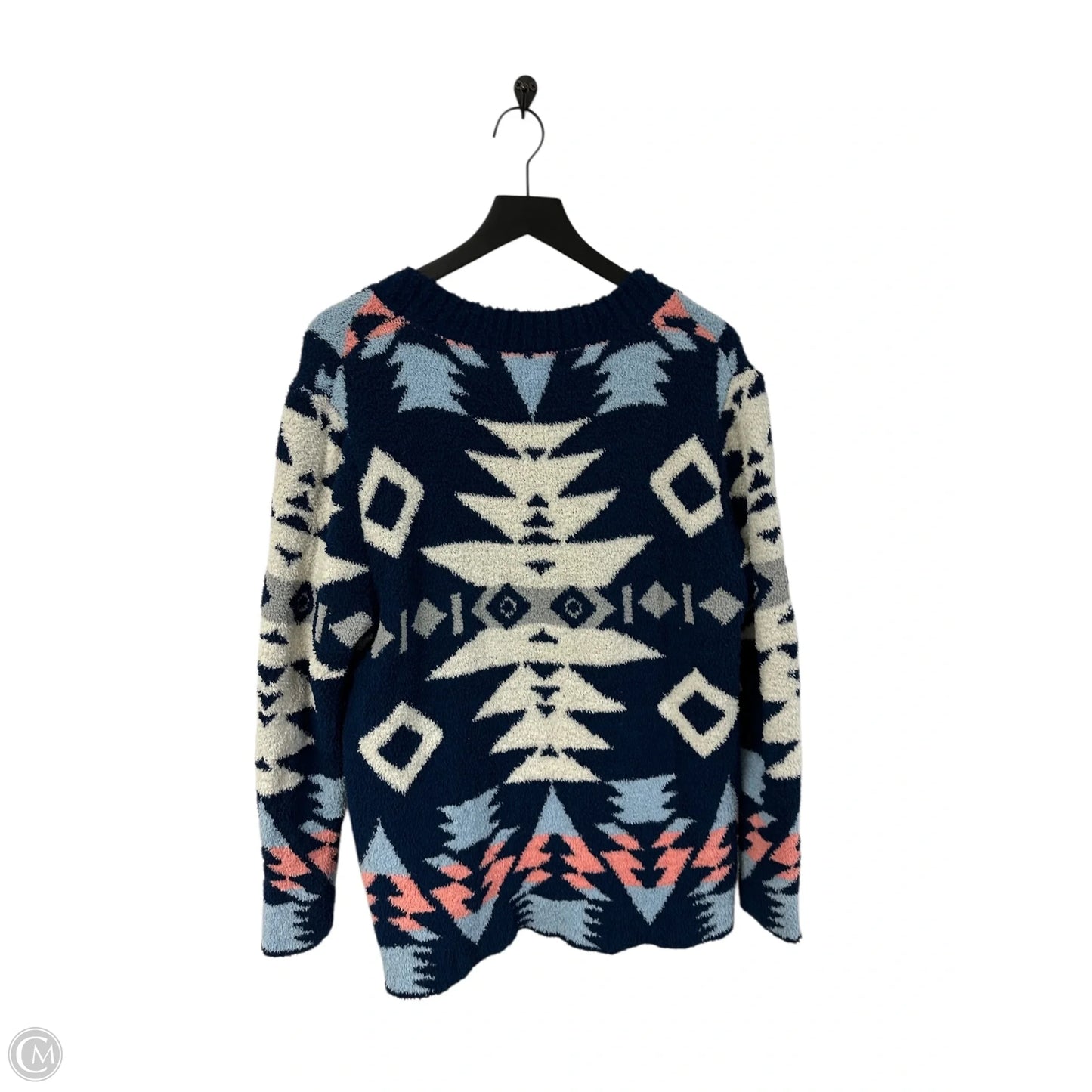 Sweater Cardigan By Clothes Mentor In Multi-colored, Size: M