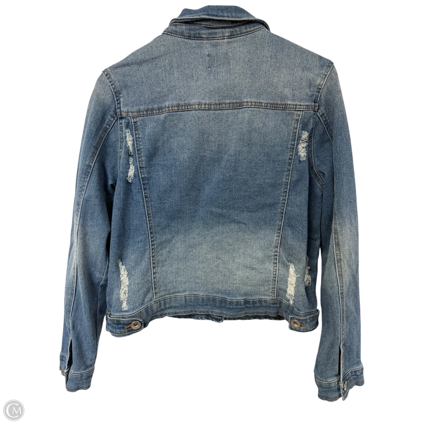 Jacket Denim By Ci Sono In Blue Denim, Size: Xl