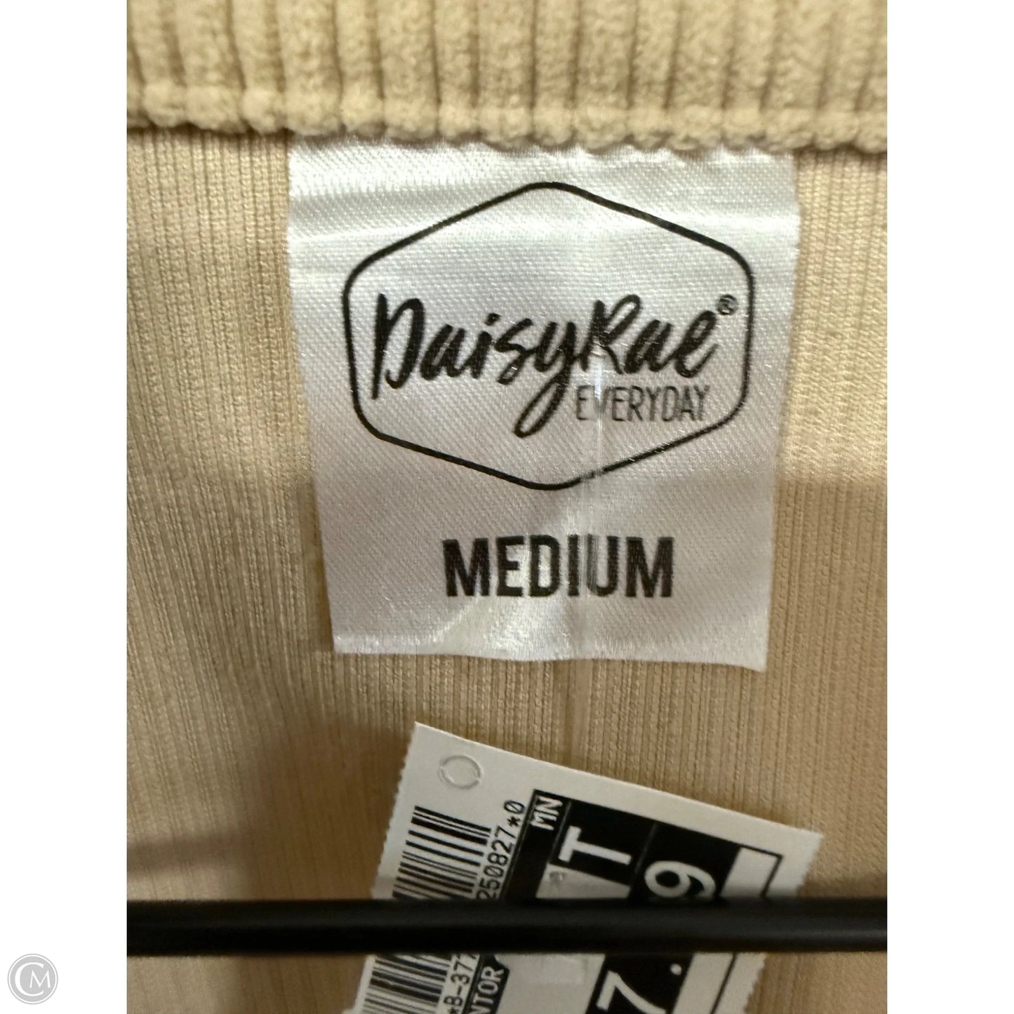 Jacket Shirt By Clothes Mentor In Tan, Size: M