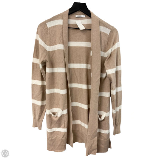 Cardigan By Staccato In Tan & White, Size: M