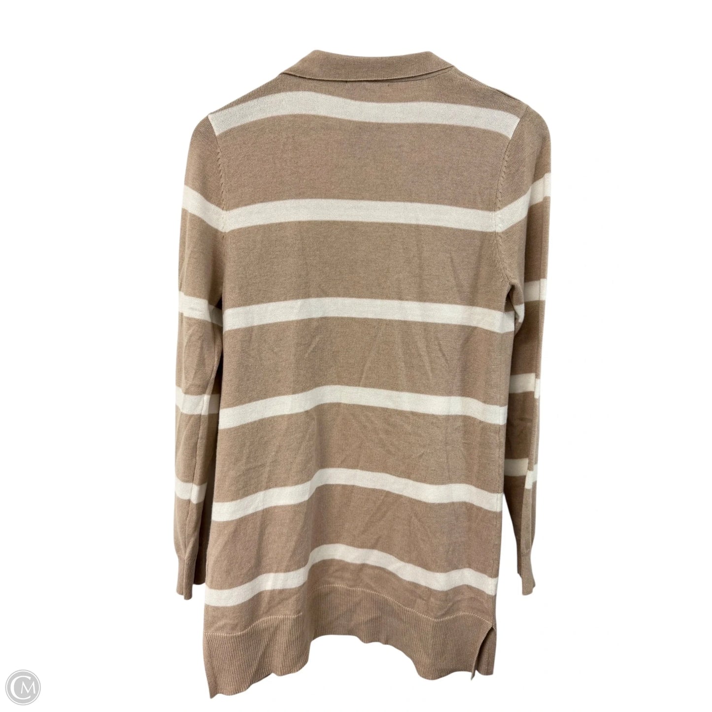 Cardigan By Staccato In Tan & White, Size: M