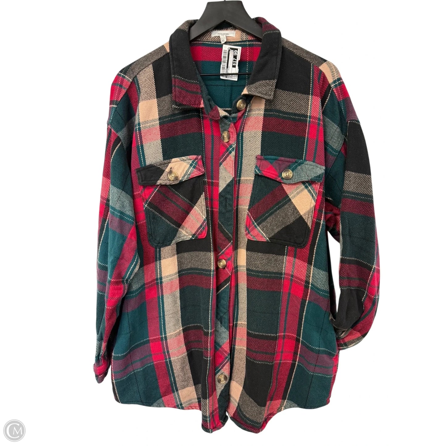 Jacket Shirt By Maurices In Multi-colored, Size: Xl