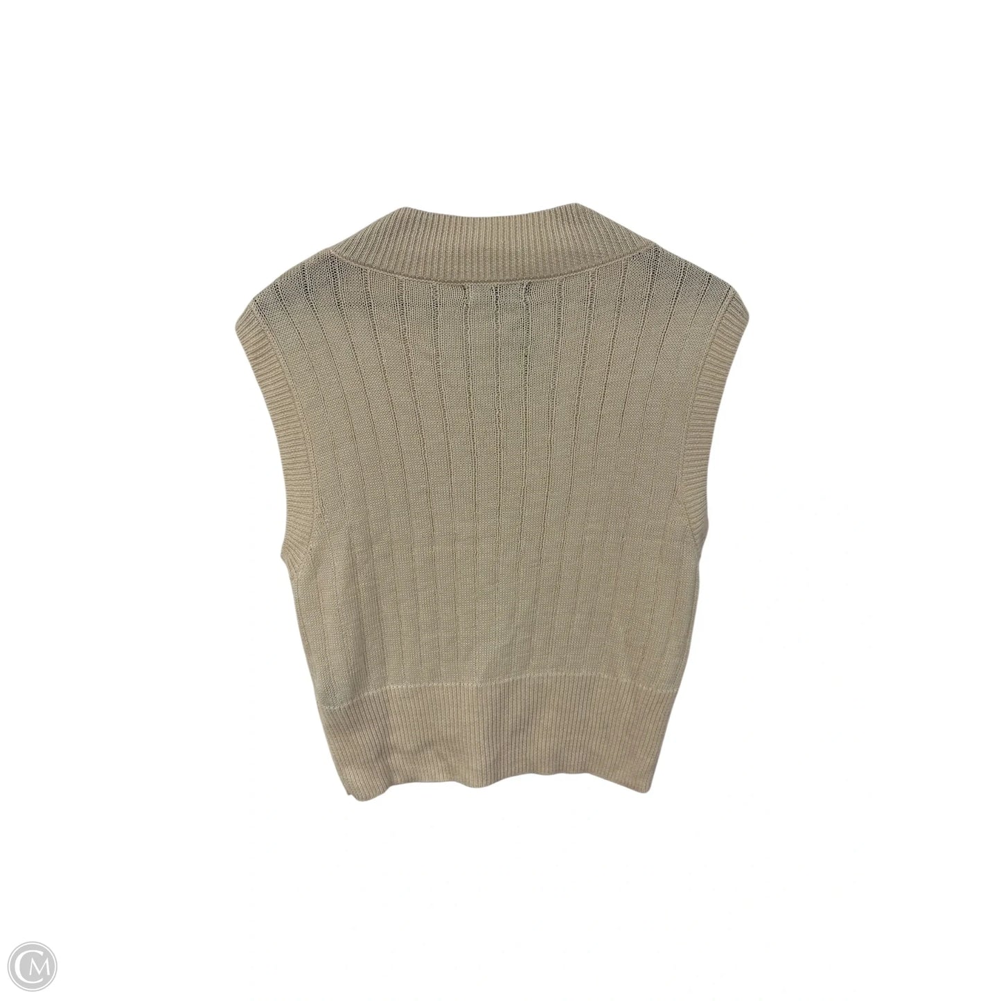 Vest Sweater By Moon And Madison In White, Size: S