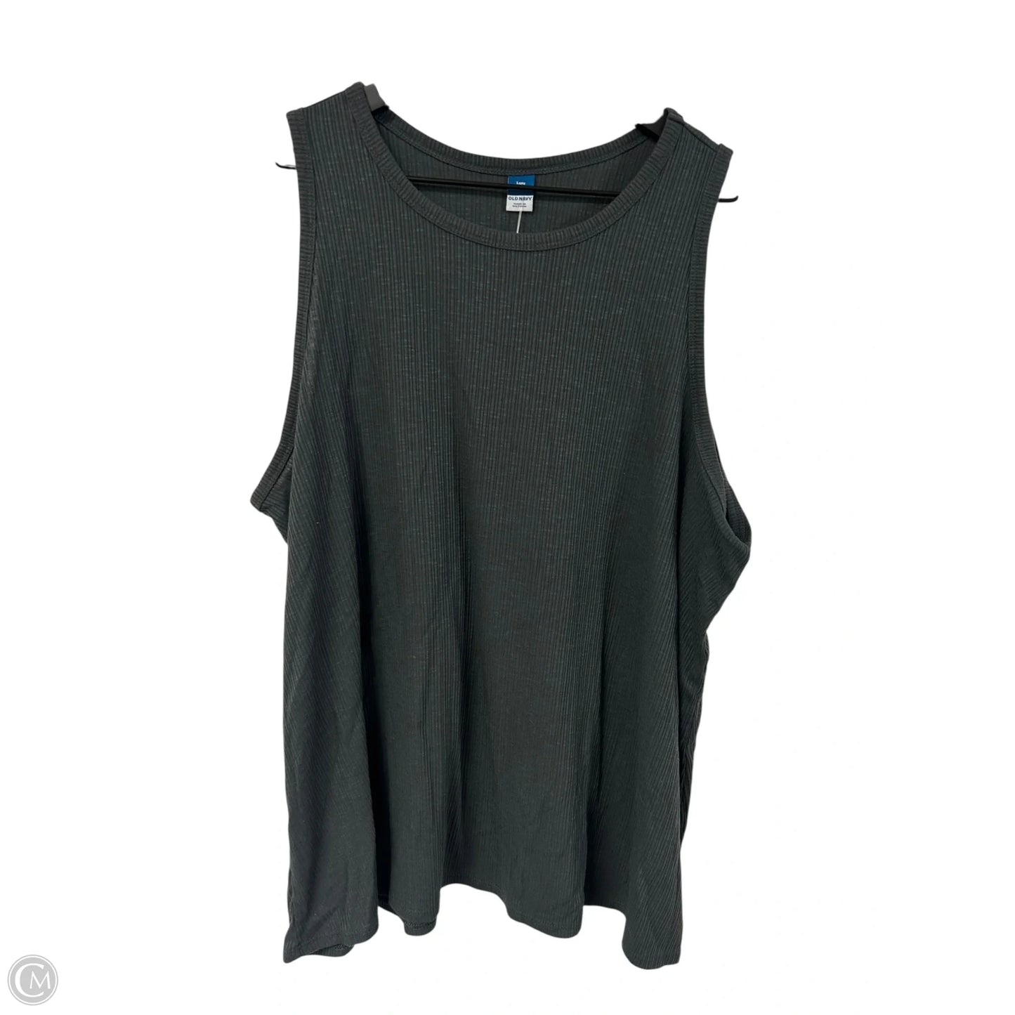 Top Sleeveless Basic By Old Navy In Grey, Size: Xl