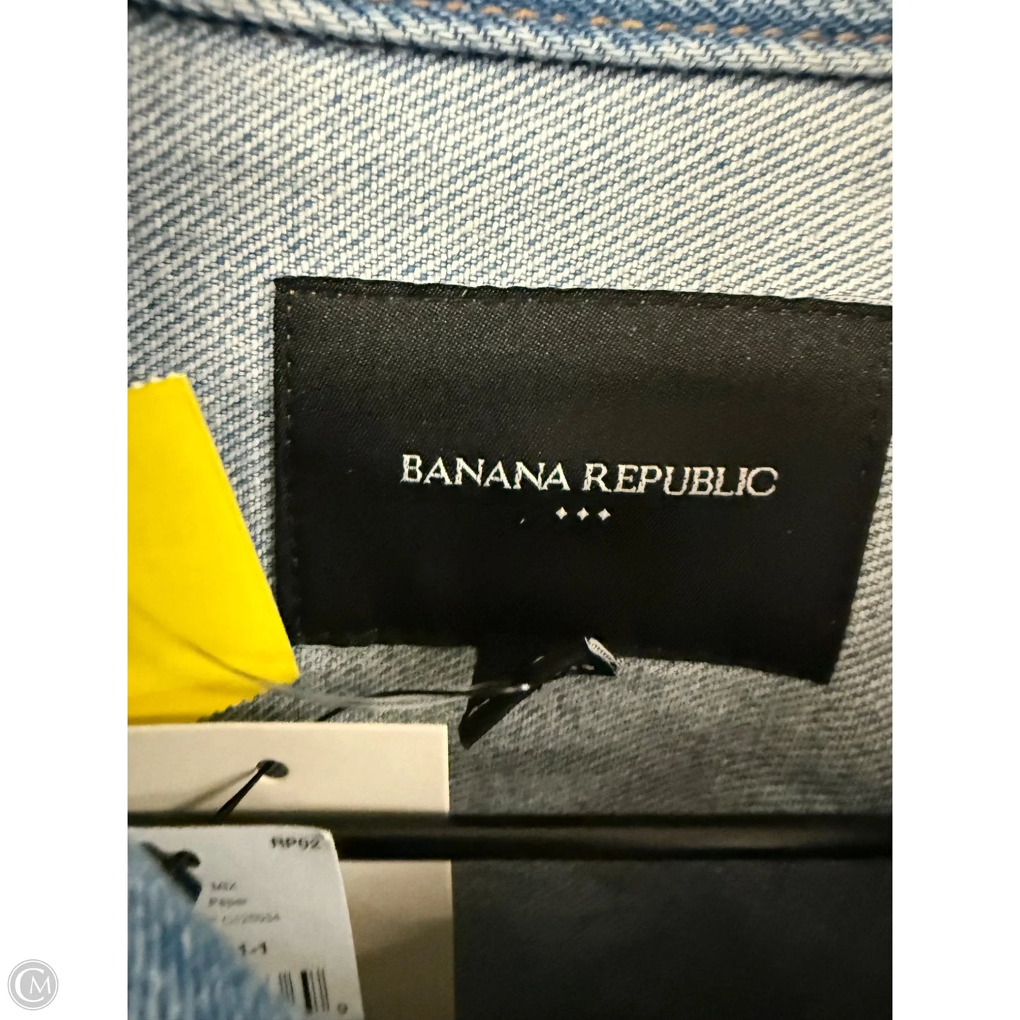 Jacket Denim By Banana Republic In Blue Denim, Size: S