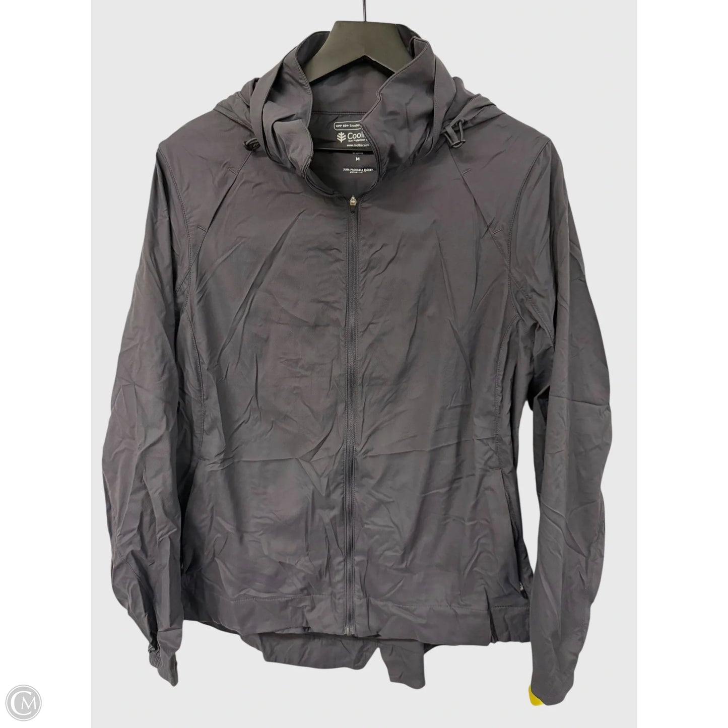 Jacket Windbreaker By Coolibar In Blue, Size: M