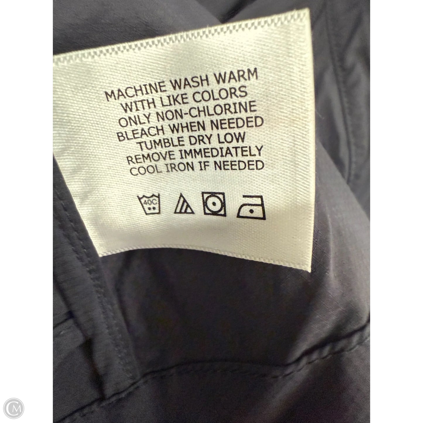 Jacket Windbreaker By Coolibar In Blue, Size: M