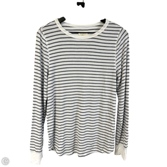 Top Long Sleeve Basic By Thread And Supply In Black & White, Size: L