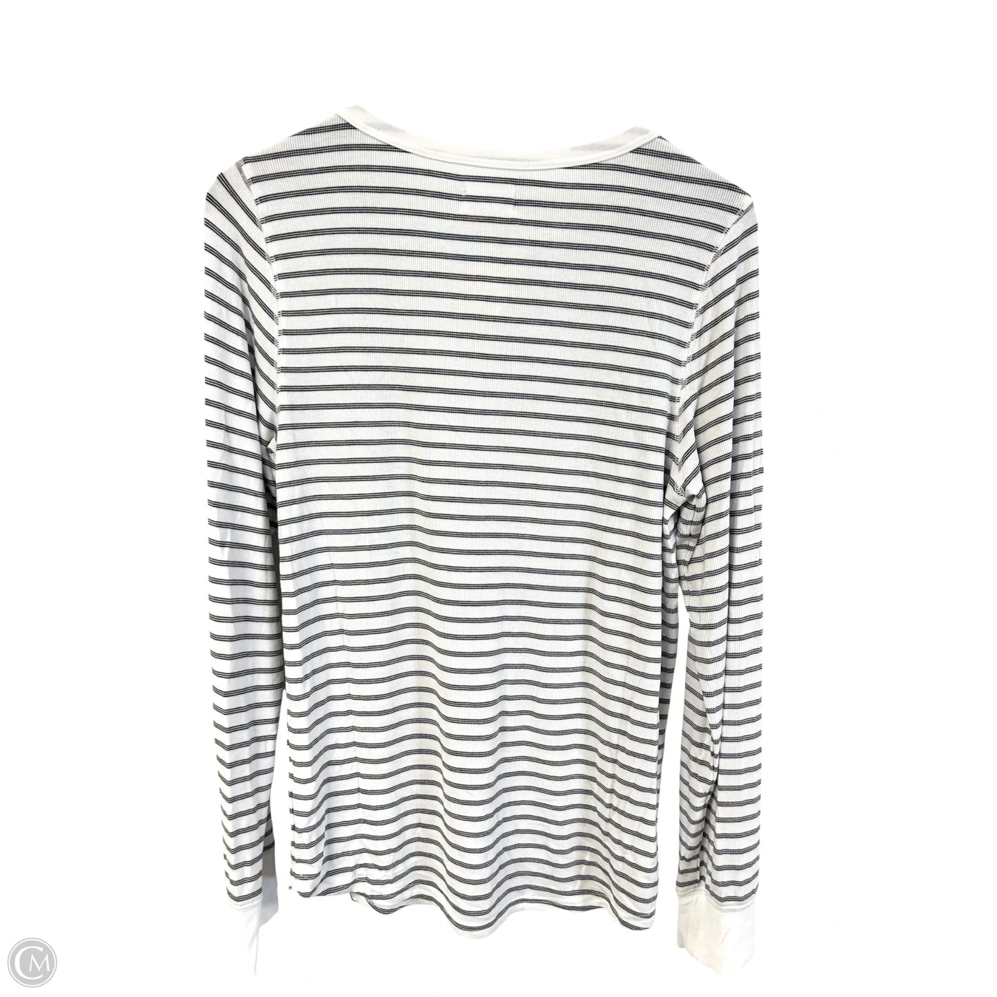 Top Long Sleeve Basic By Thread And Supply In Black & White, Size: L