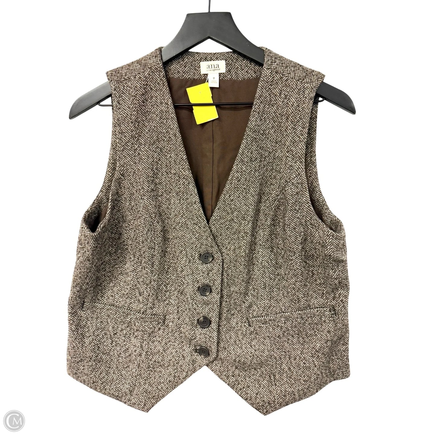 Vest Other By Ana In Brown, Size: M