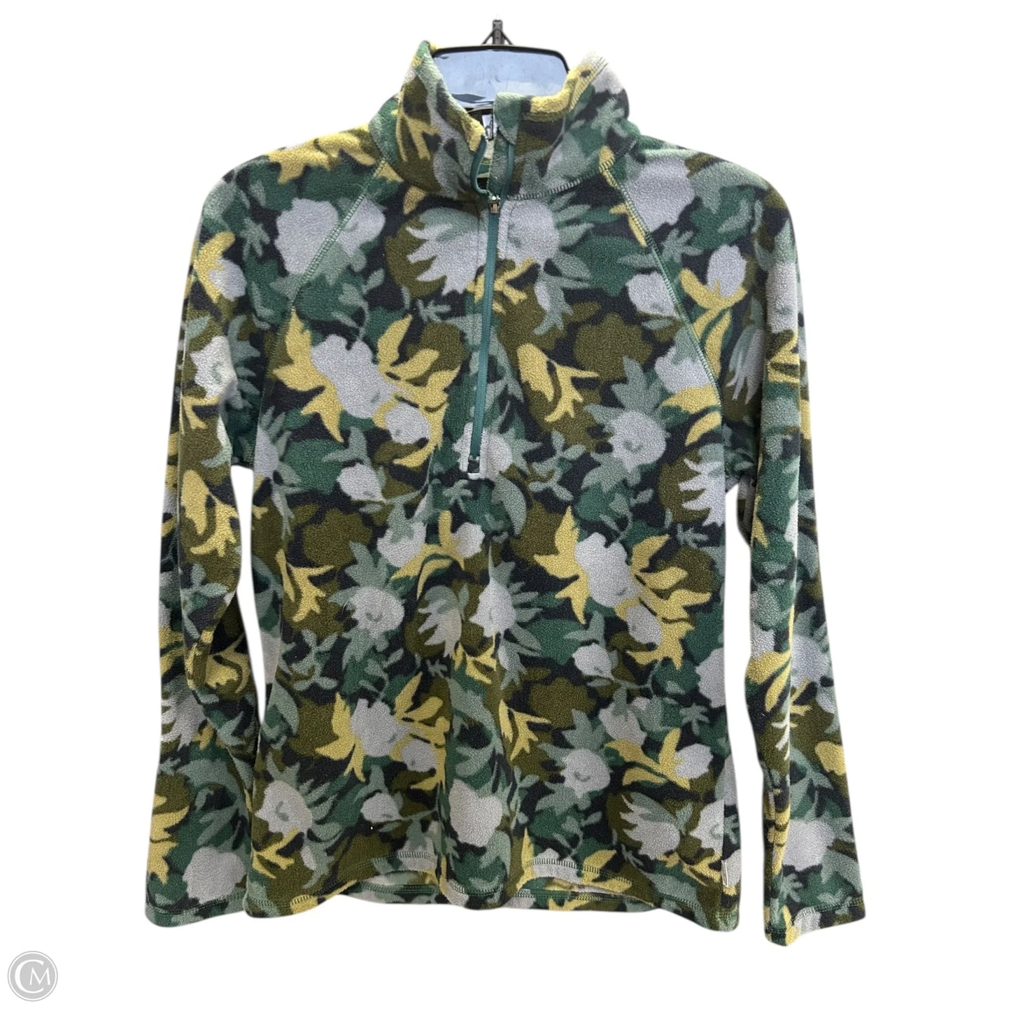 Sweatshirt Collar By Eddie Bauer In Green, Size: M