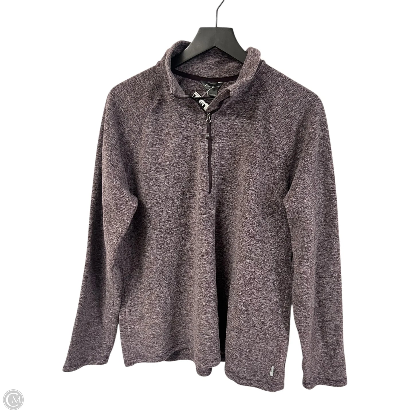 Sweatshirt Collar By Eddie Bauer In Purple, Size: Xl