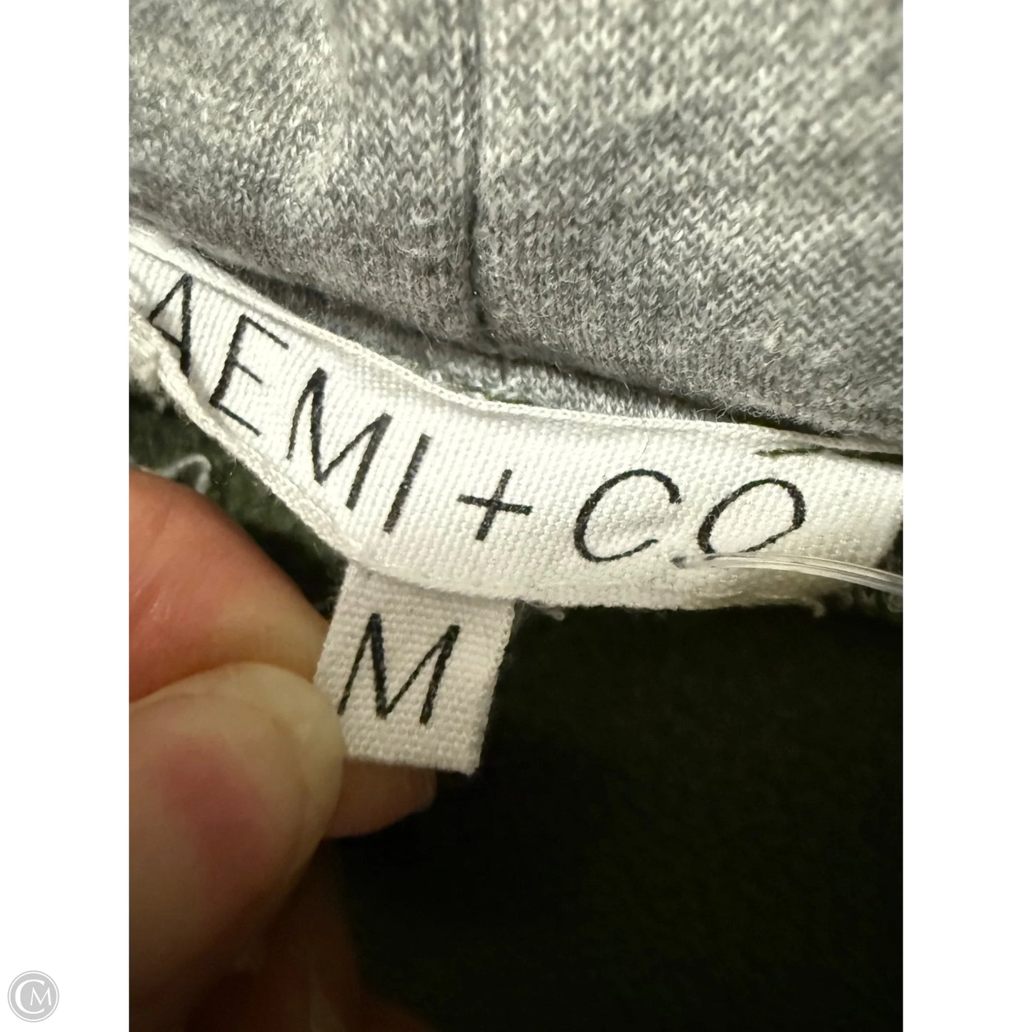 Jacket Shirt By Clothes Mentor In Green & Grey, Size: M