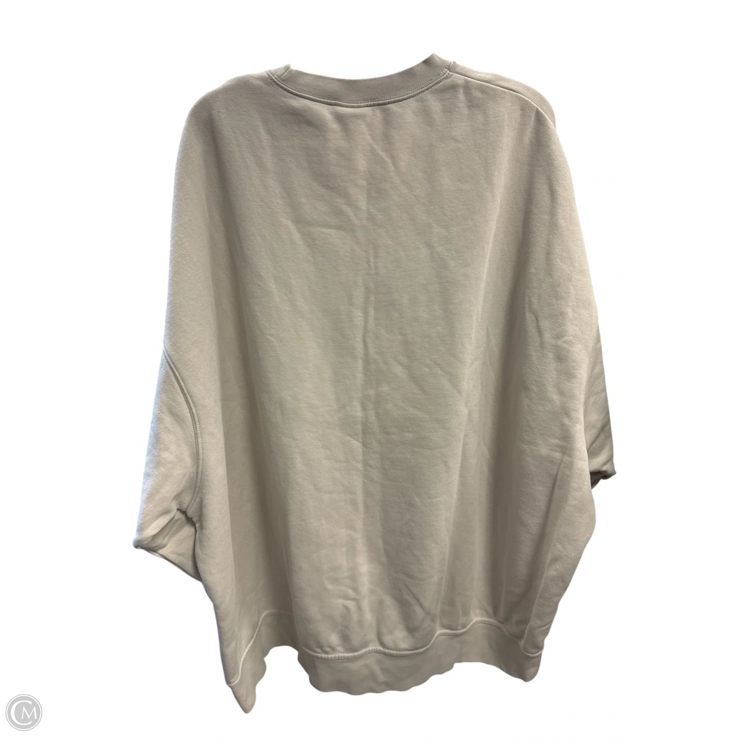 Sweatshirt Crewneck By Nike Apparel In Cream, Size: Xl