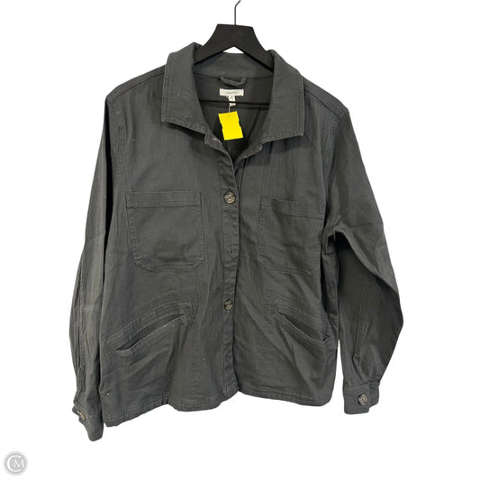 Blouse Long Sleeve By Maurices In Grey, Size: Xl