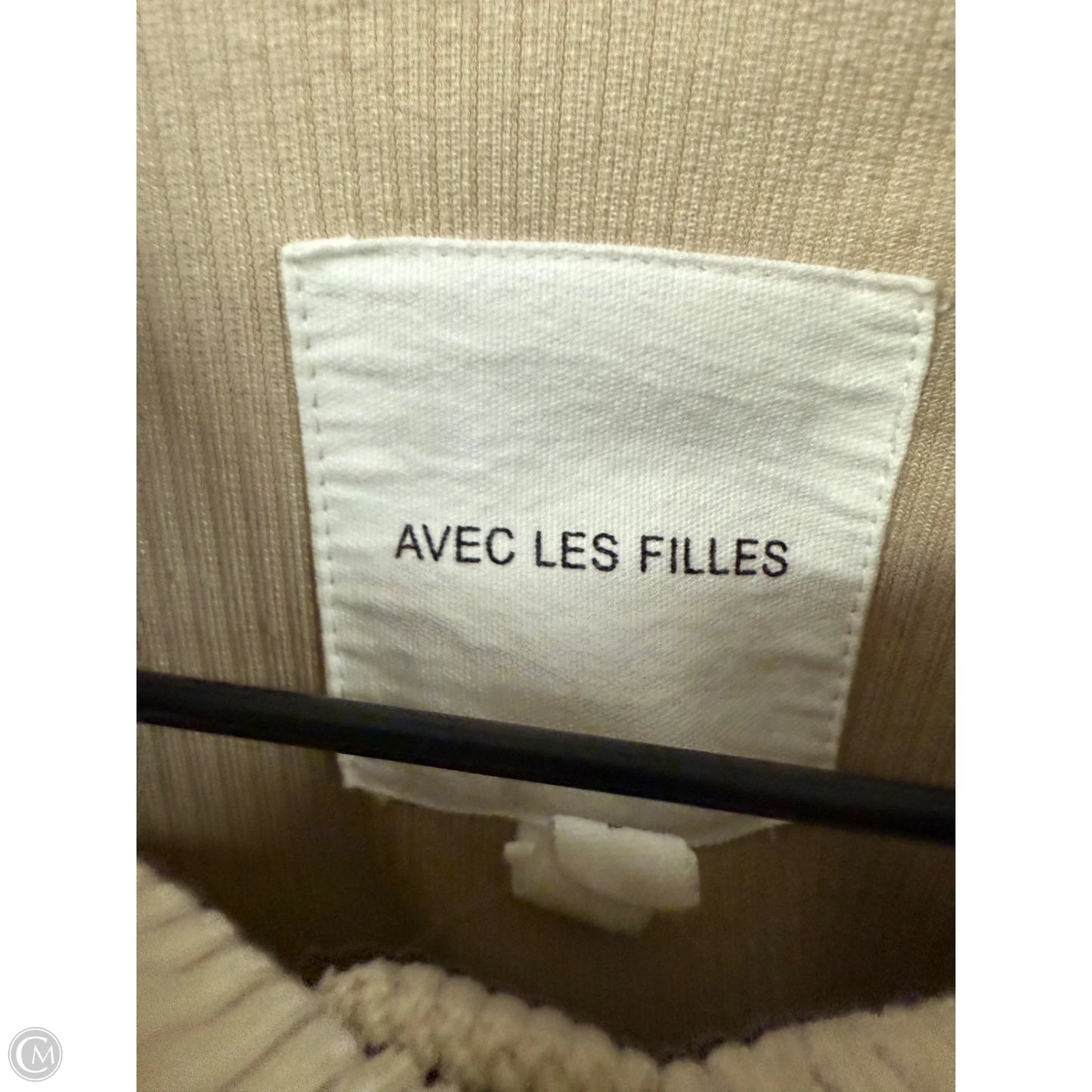 Jacket Shirt By Avec Les Filles In Tan, Size: S