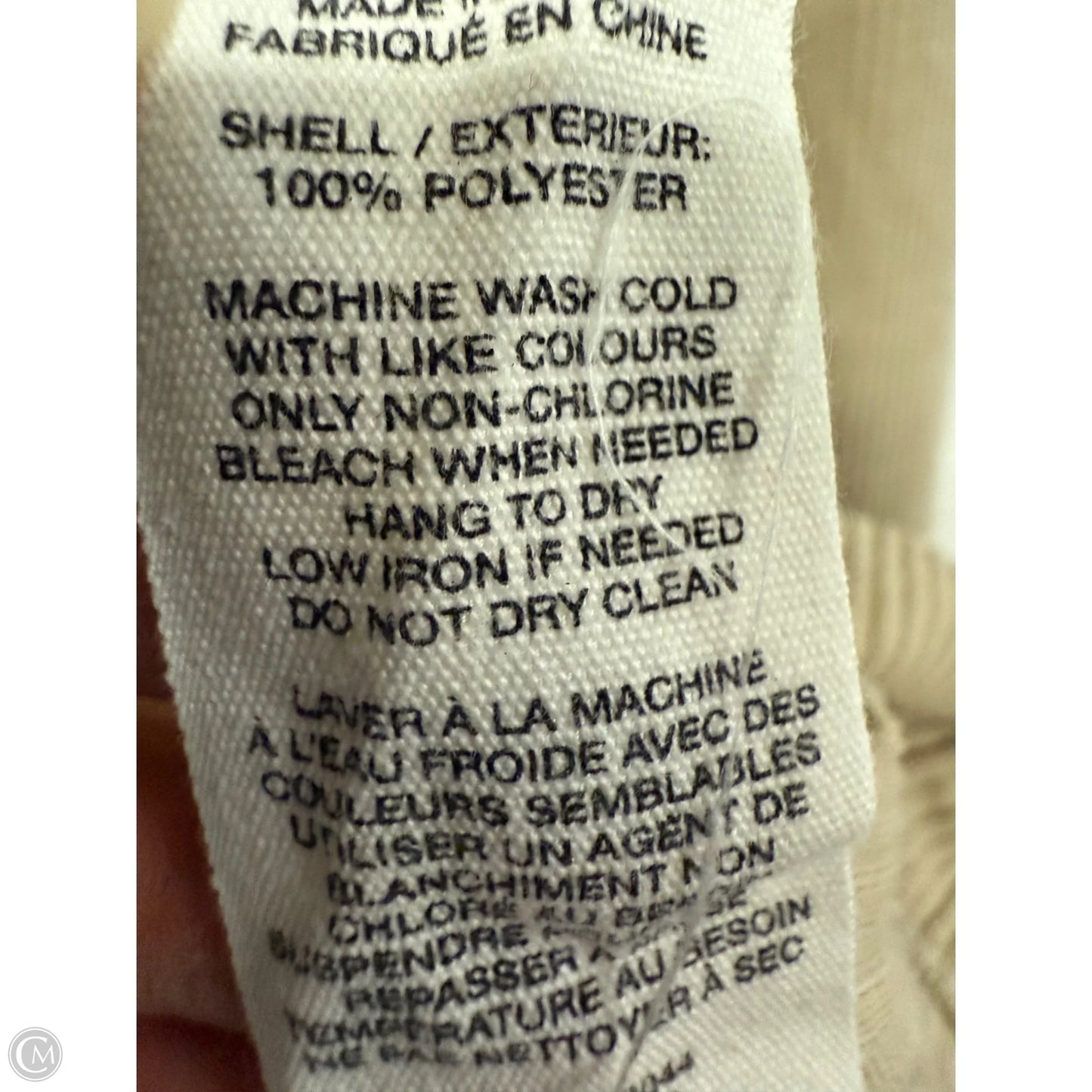 Jacket Shirt By Avec Les Filles In Tan, Size: S