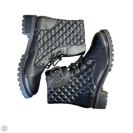 Boots Combat By Clothes Mentor In Black, Size: 9