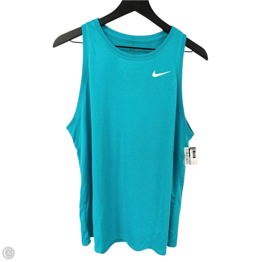Athletic Tank Top By Nike Apparel In Blue, Size: Xl