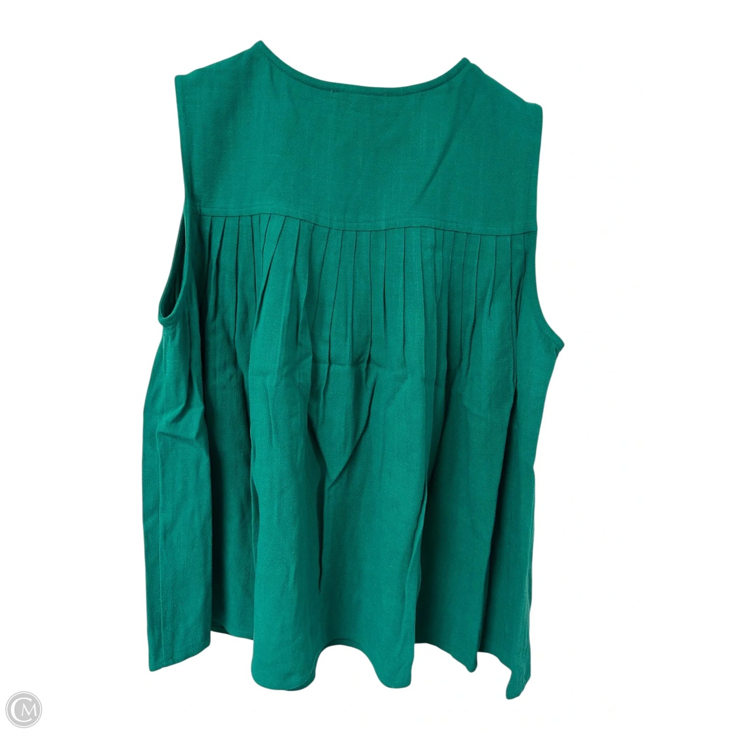 Top Sleeveless By Skies Are Blue In Green, Size: S